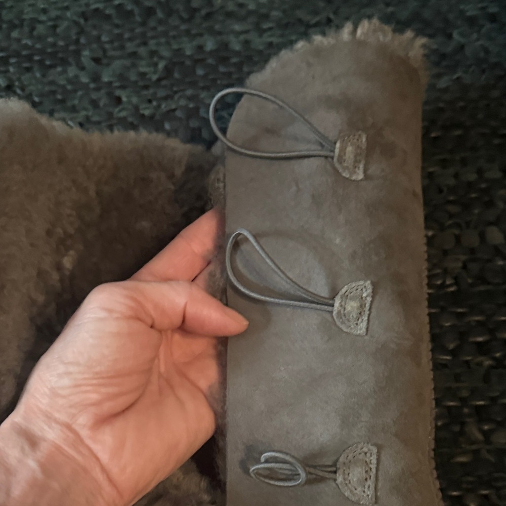 UGG Charcoal grey Buttoned Winter Boots - Picture 9 of 10